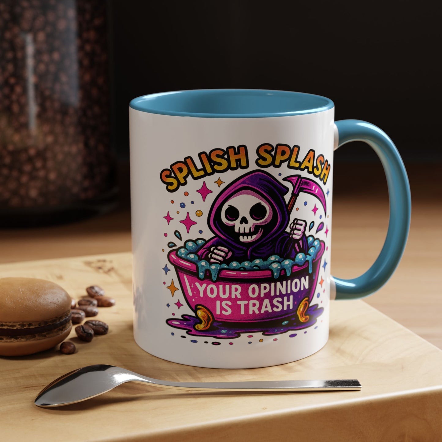 Humor Mug - Splish Splash Your Opinion is Trash