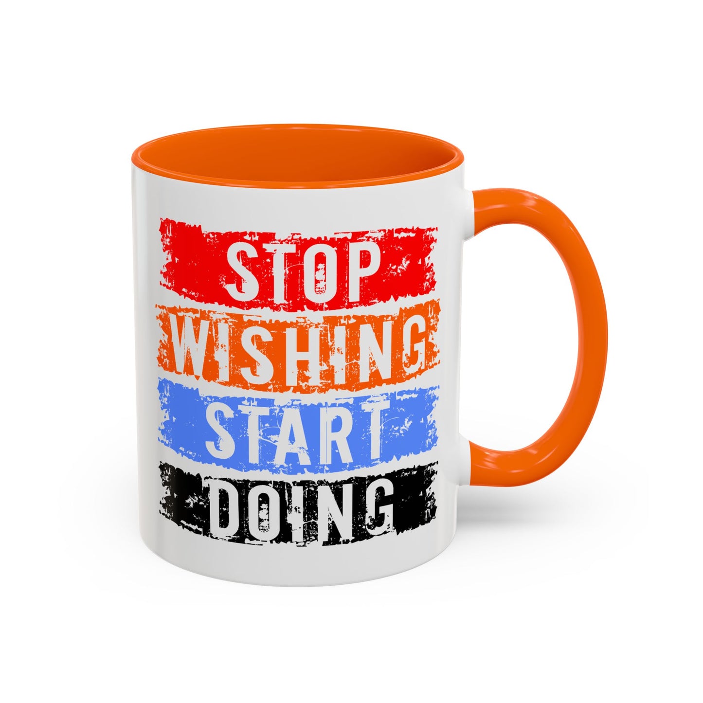 Motivation Mug - Stop Wishing Start Doing