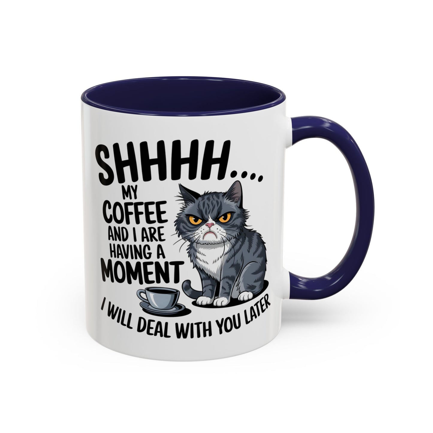 Animal Mug - Shhhh My Coffee and I