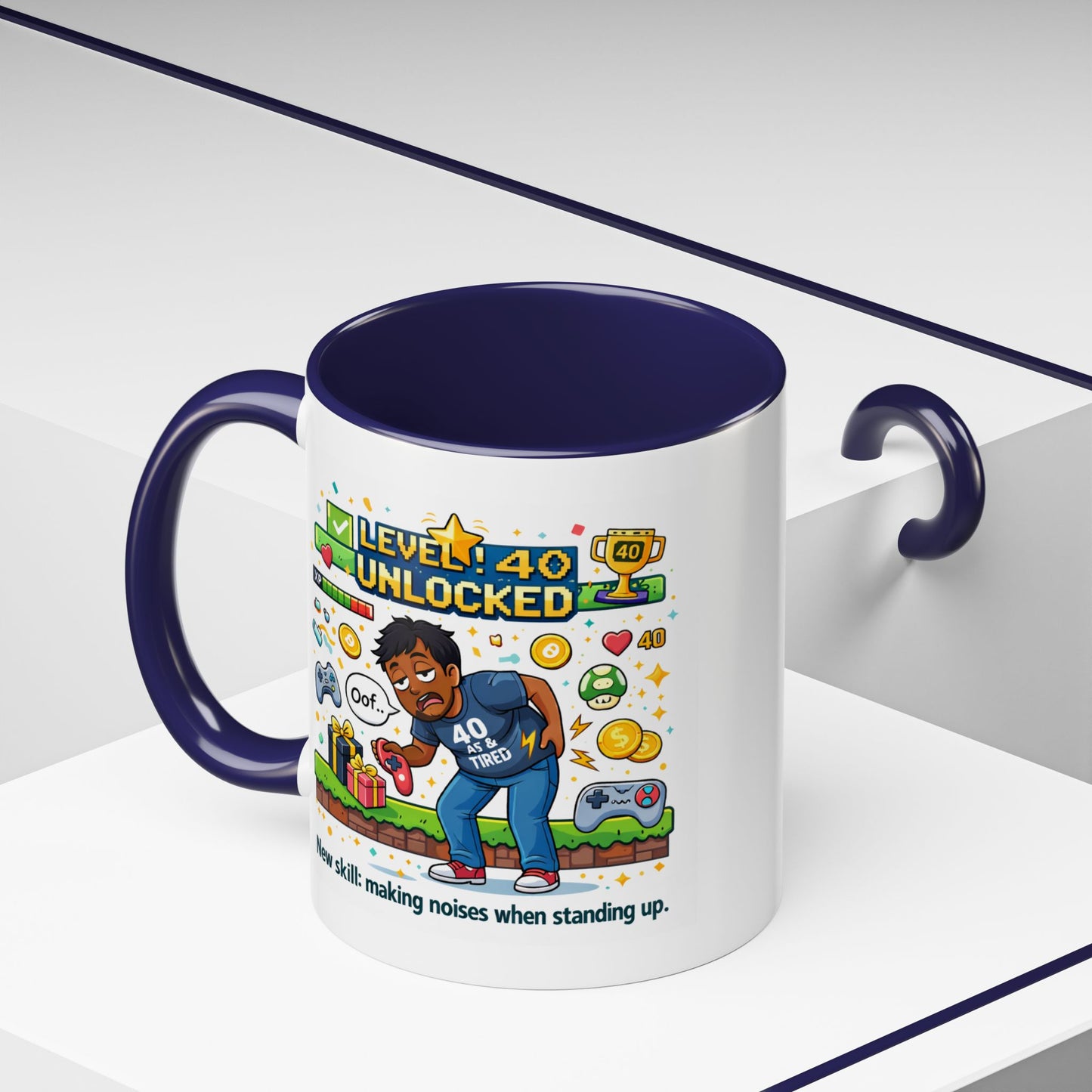 Birthday Mug - Level 40 Unlocked