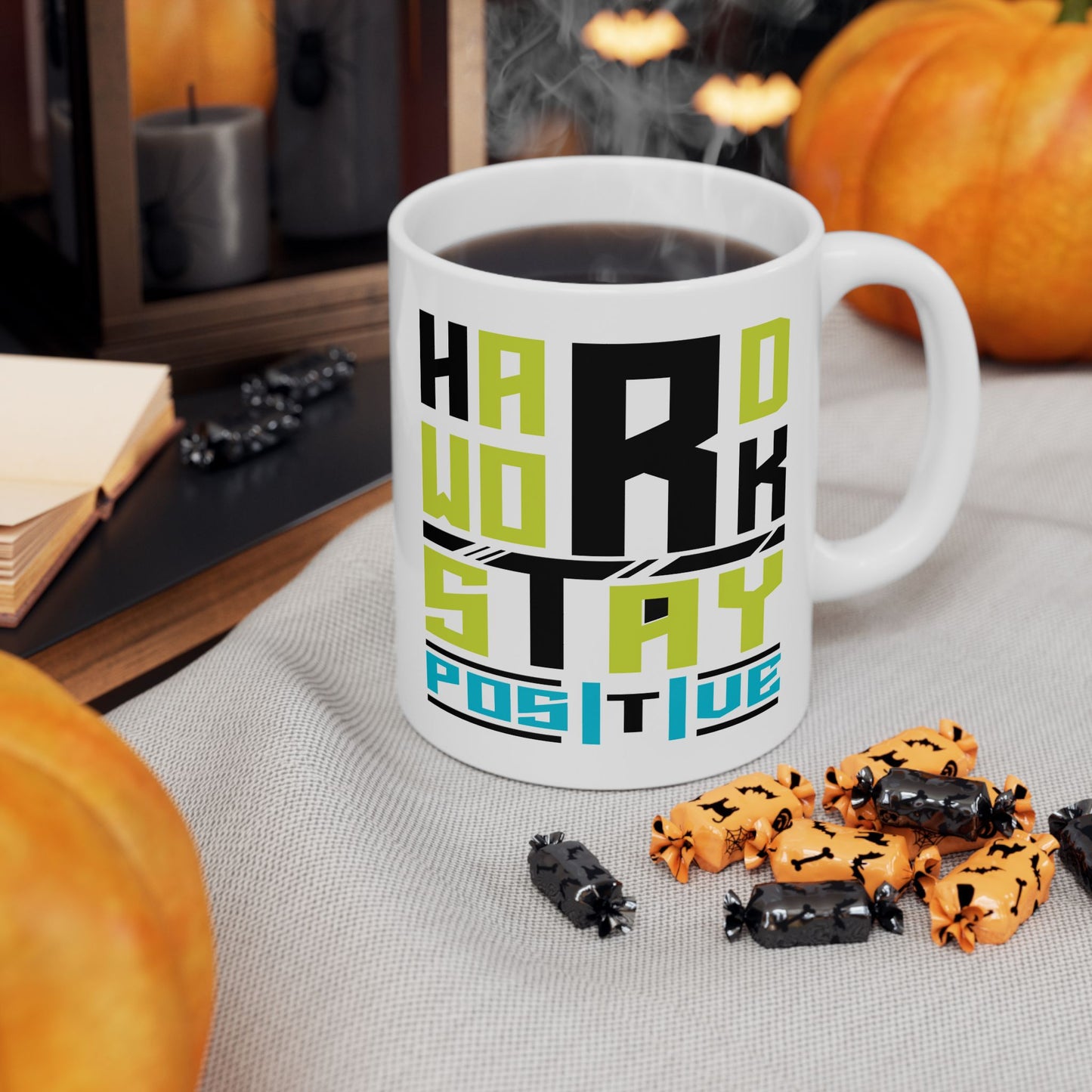 Motivaion Mug - Hard Work Stay Positive