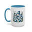 Christmas Mug - Blue Snowman Family