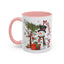 Christmas Mug - Merry Xmas Snowman Tree Present