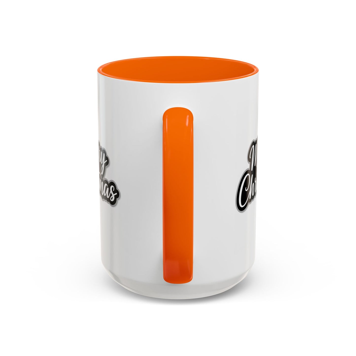 Christmas Mug - Merry Christmas White Black & Grey Text