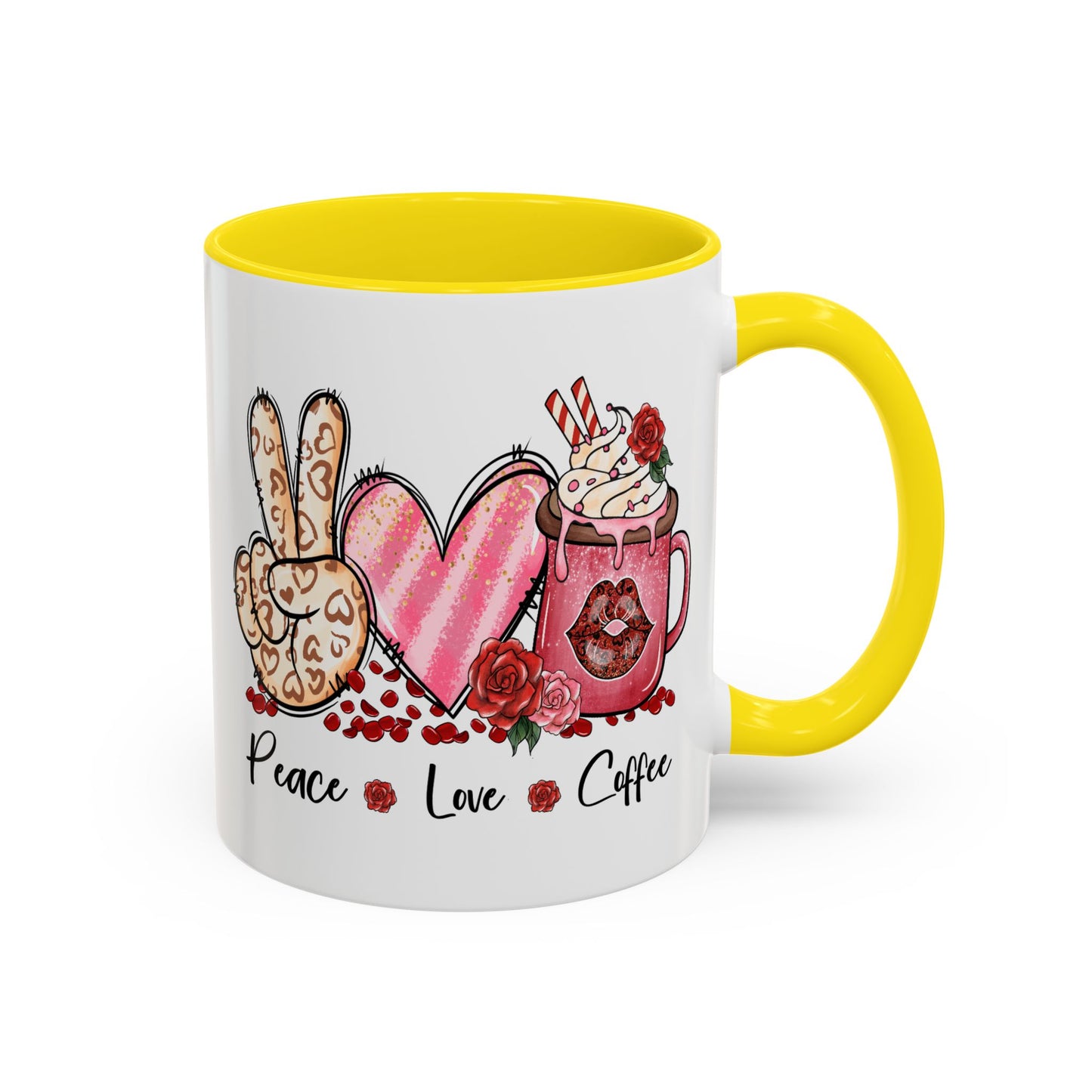 Humor Mug - Peace Love Coffee