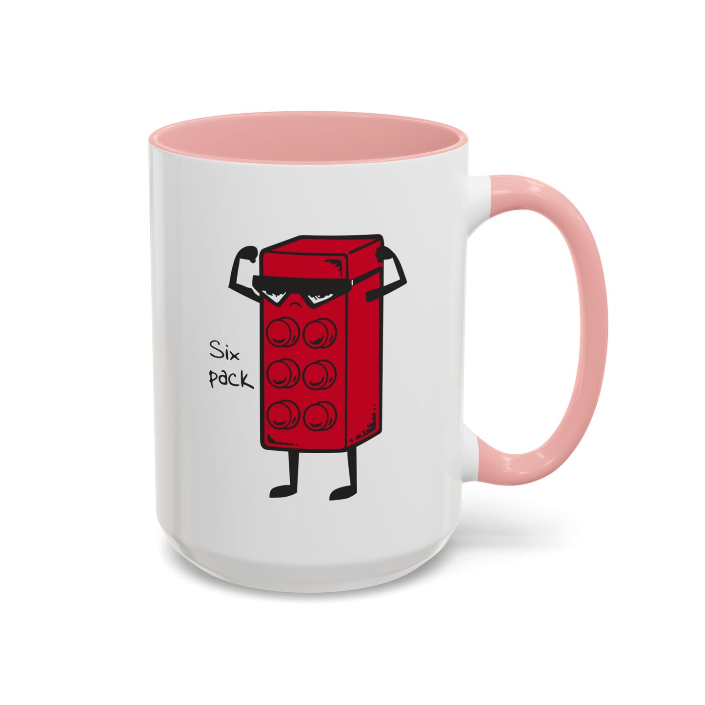 Humor Mug - Six Pack Lego Block