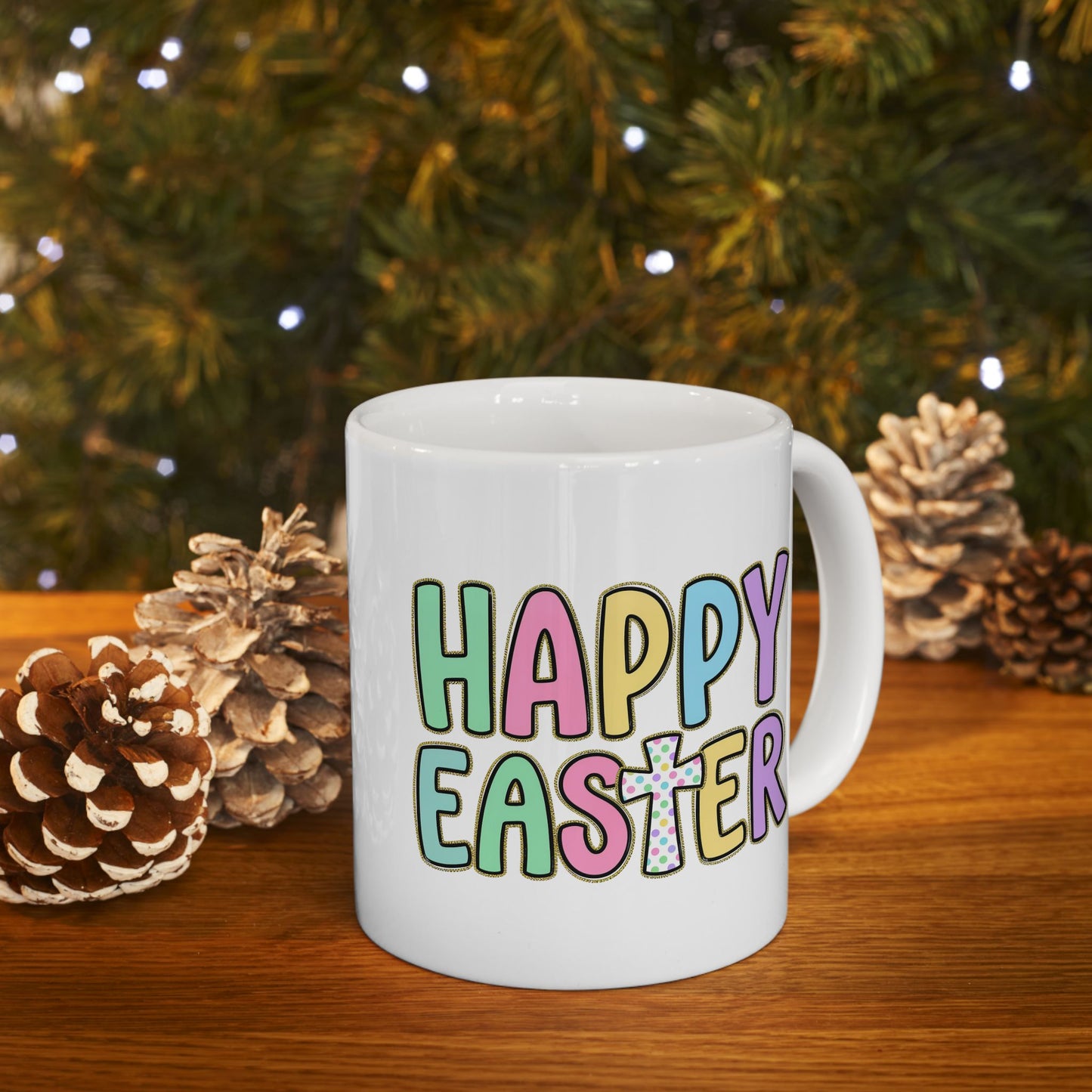 Easter Mug - Colorful Cross