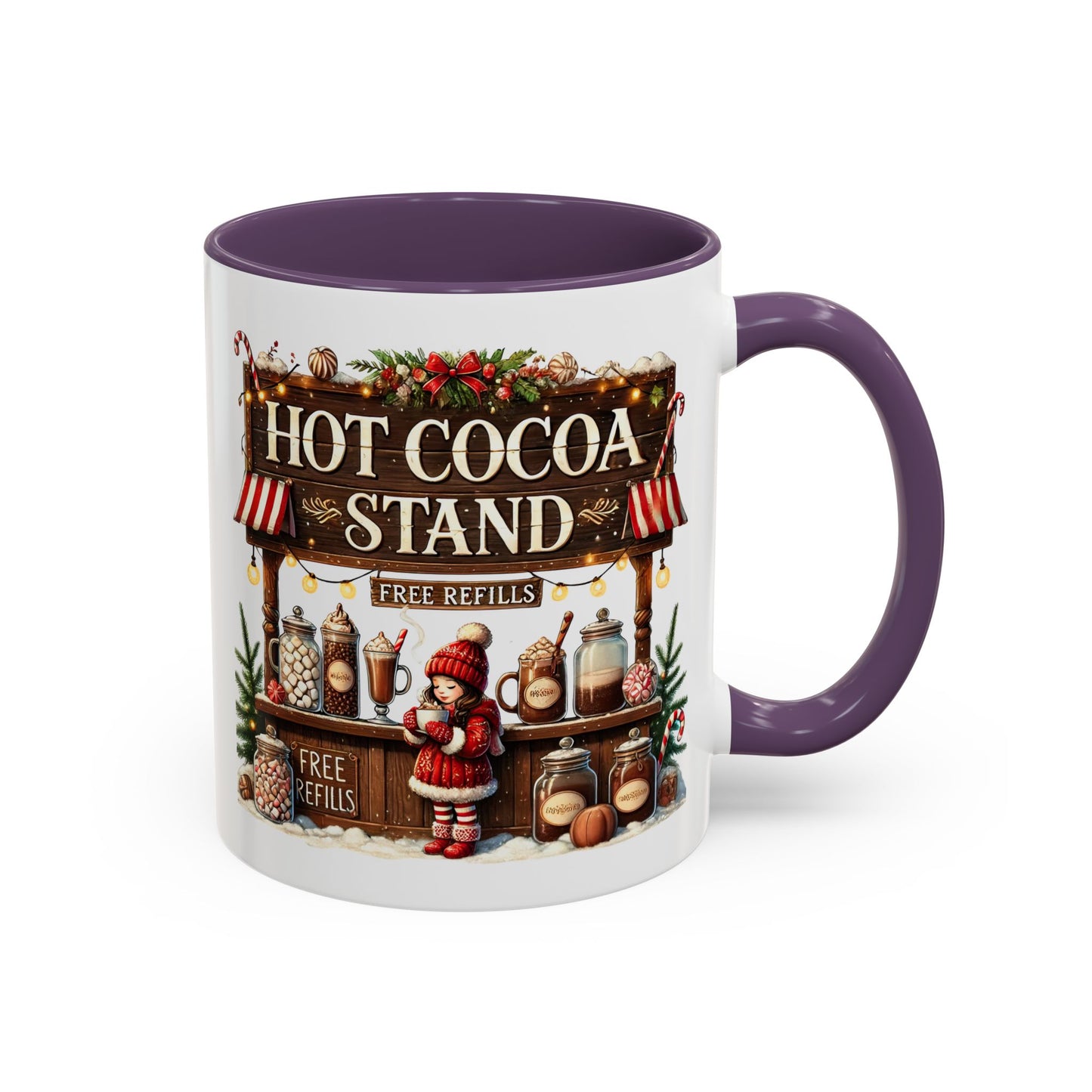 Christmas Mug - Hot Cocoa Stand Free Refills