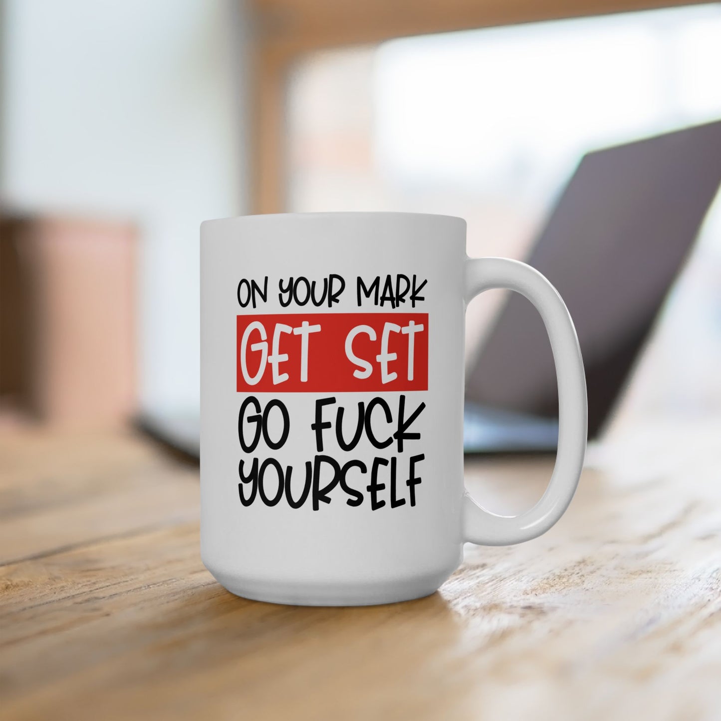 Adult Mug - On Your Mark Get Set