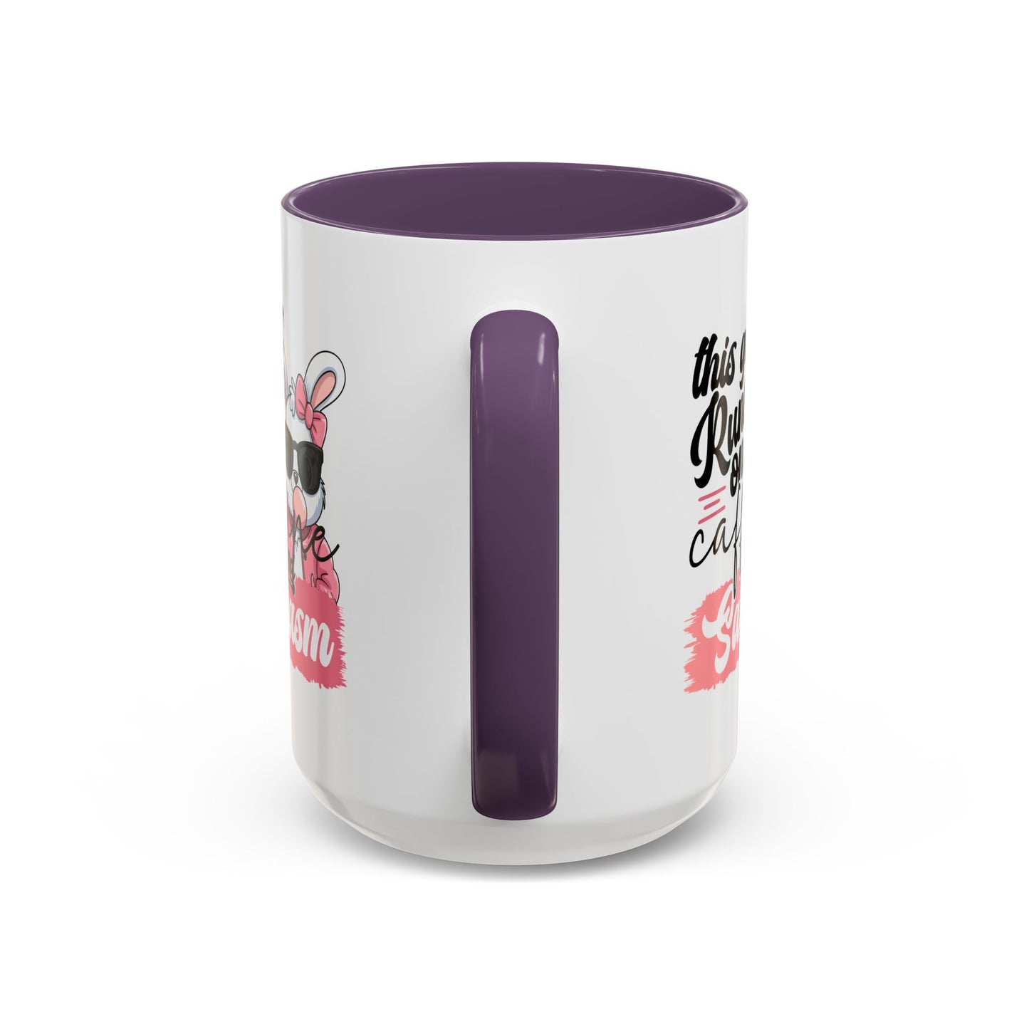 Humor Mug - This Girl Runs on Caffeine & Sarcasm