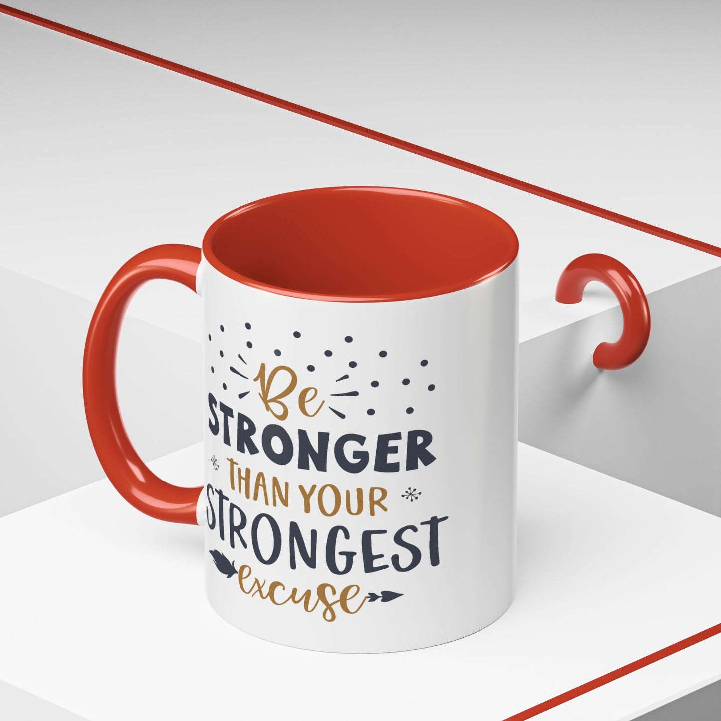 Motivational Mug - Be Stronger Than Your Strongest Excuse