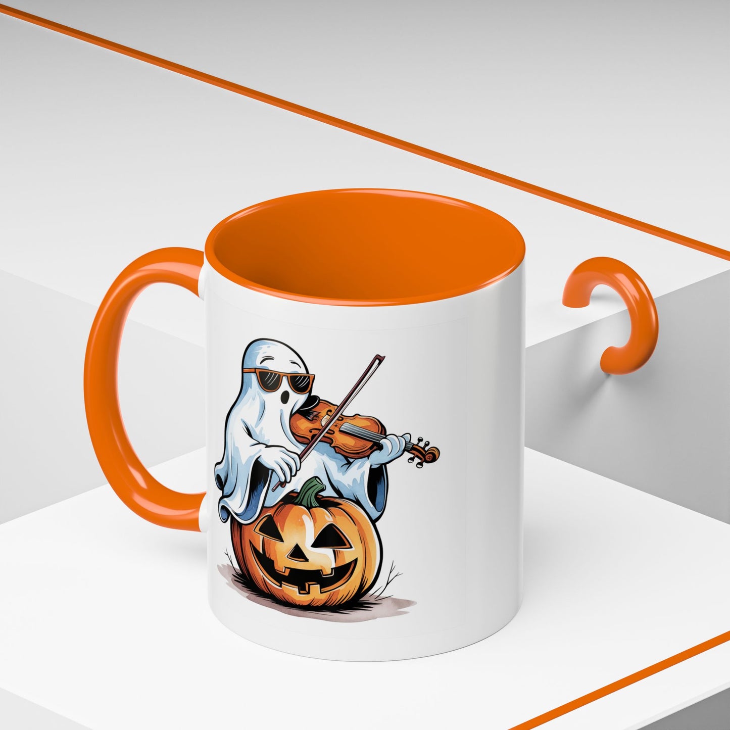Halloween Mug - Violin Playing Ghost