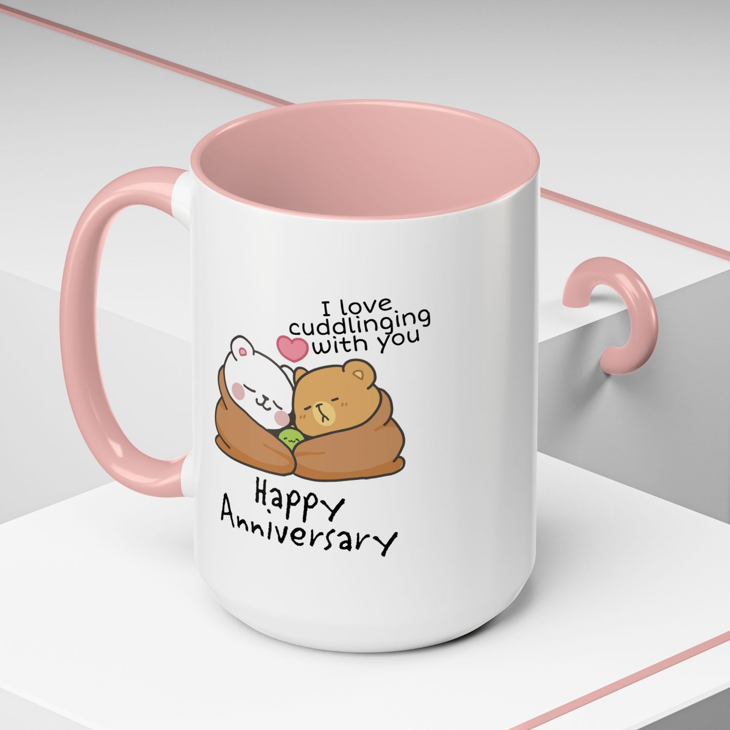 Anniversary Mug - I Love Cuddling With You