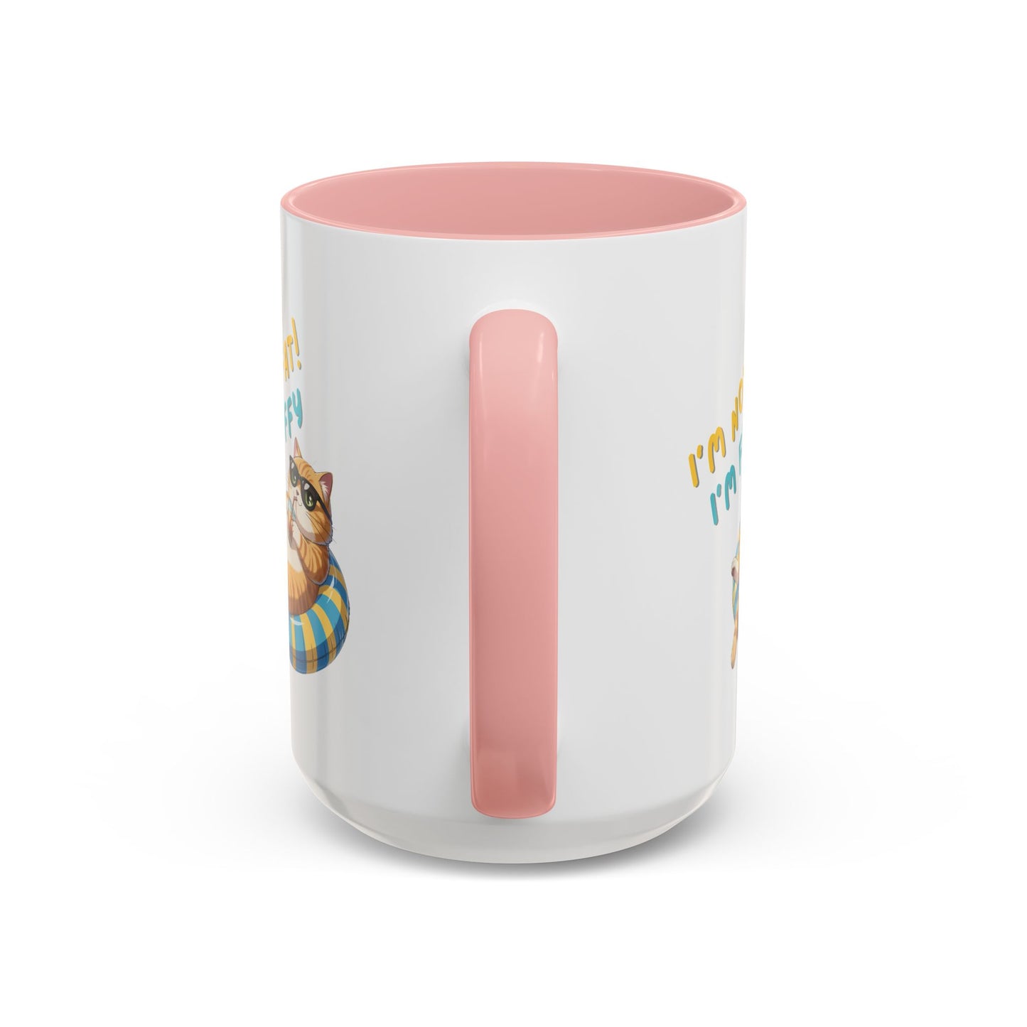 Humor Mug - I'm Not Fat I'm Just Fluffy Cat