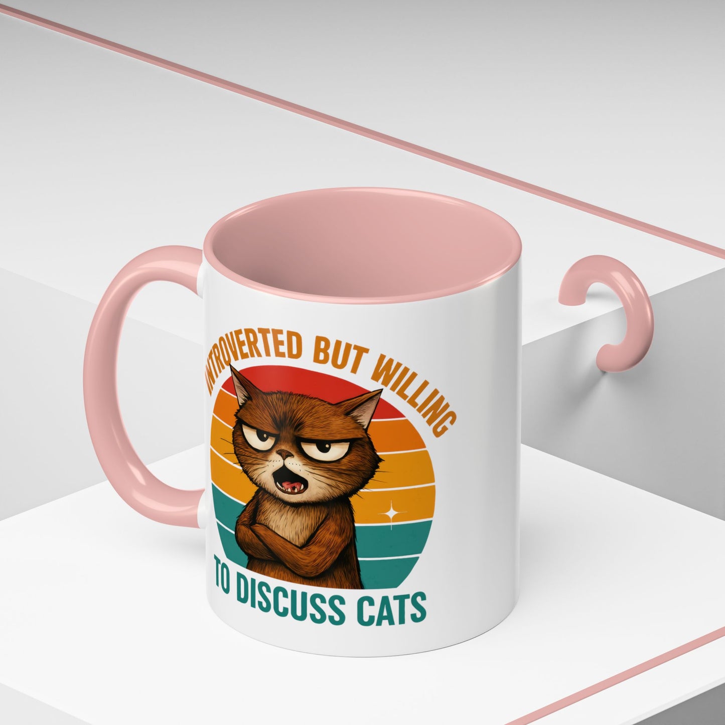 Animal Mug - Introverted But Willing To Discuss Cats
