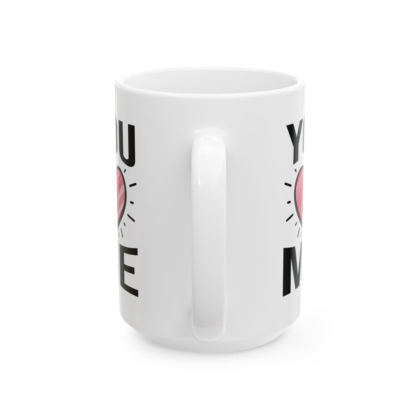 Anniversary Mug - You and Me Pink Heart
