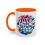 Wellness Mug - Love More Worry Less Circle