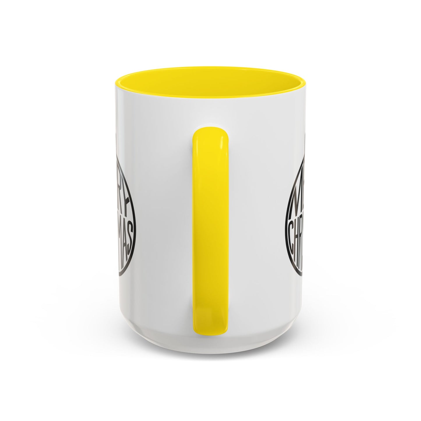 Christmas Mug - Merry Christmas Black Text Ornament