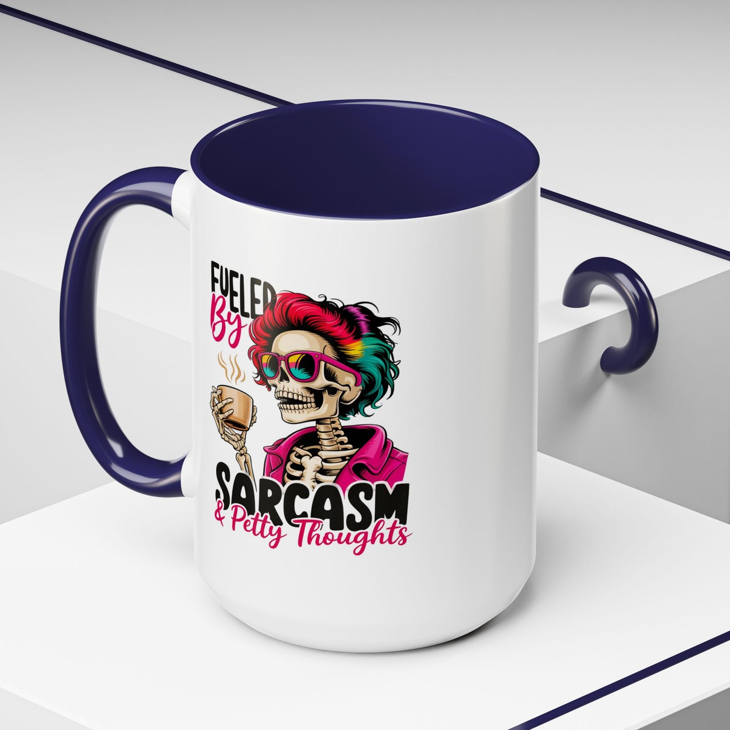 Humor Mug - Fueled by Sarcasm & Petty Thoughts
