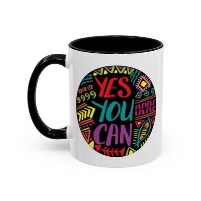 Motivation Mug - Yes You Can Badge