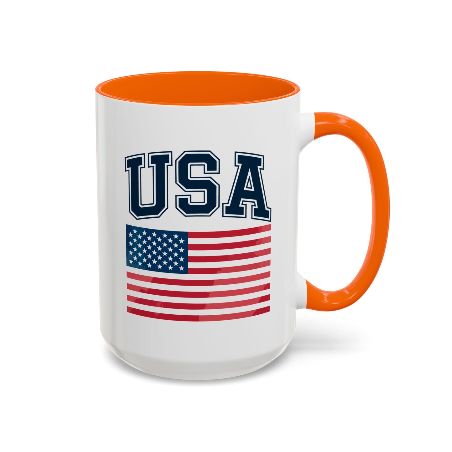 4th of July Mug - USA & Flag