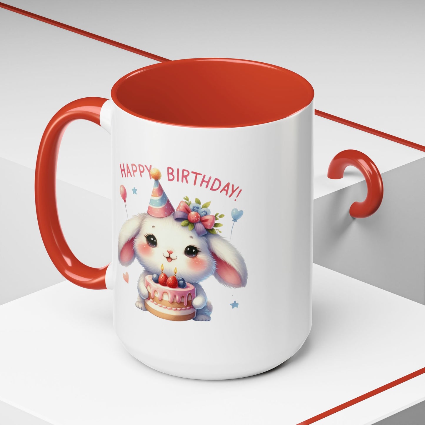 Birthday Mug - Happy Birthday Bunny 2