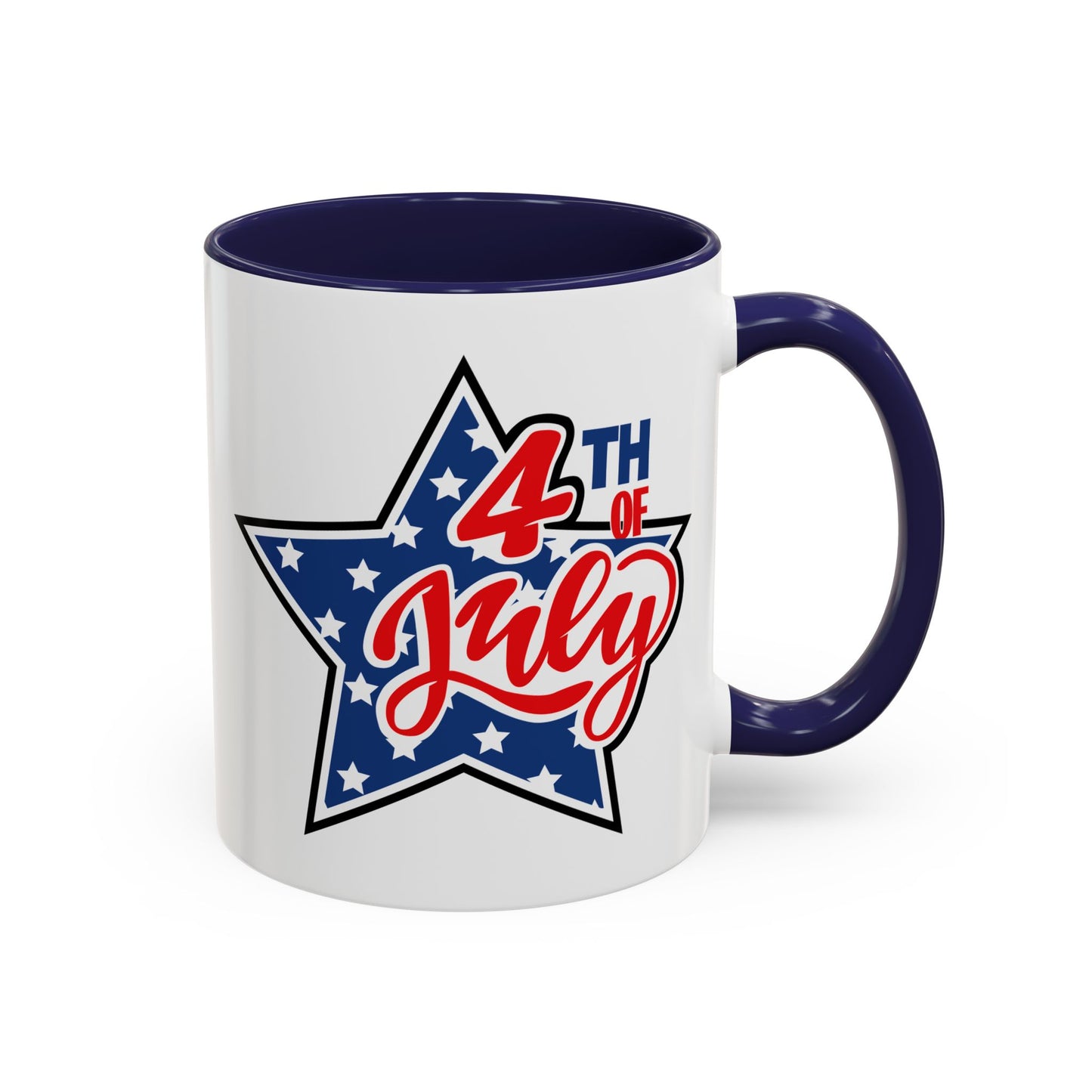 4th of July Mug - 4th of July Star Flag