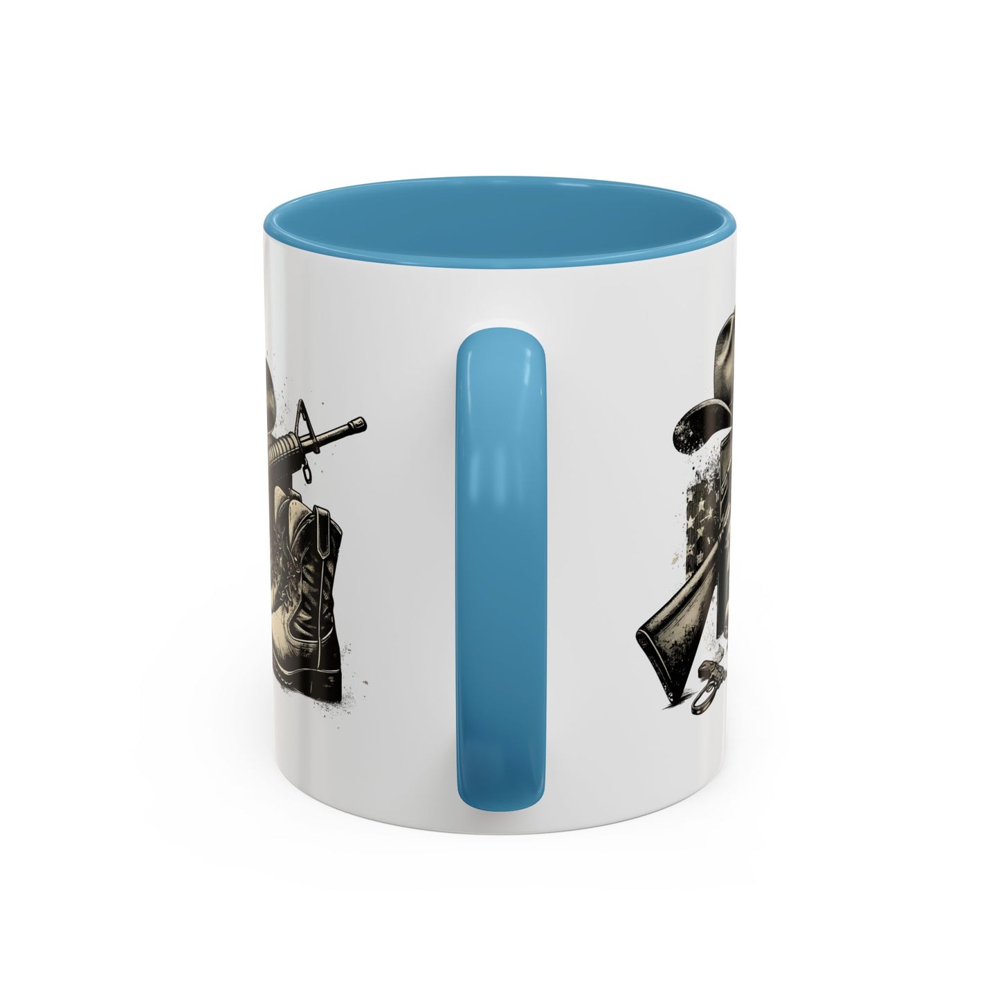 4th of July Mug - Soldier Hat Boots Gun