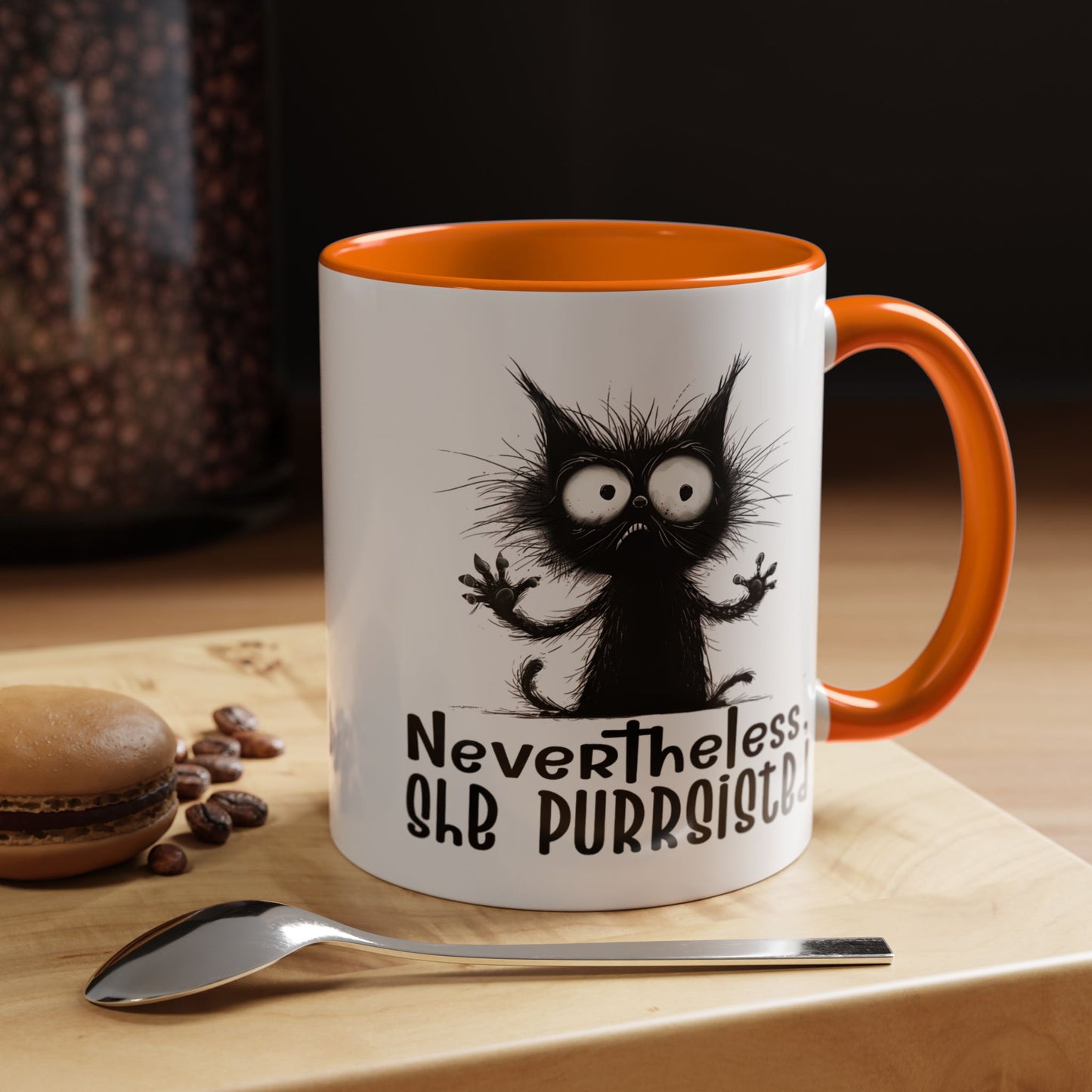 Animal Mug - Nevertheless, She Purrsisted
