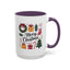 Christmas Mug - Merry Christmas Green Text Presents Tree Candy Cane