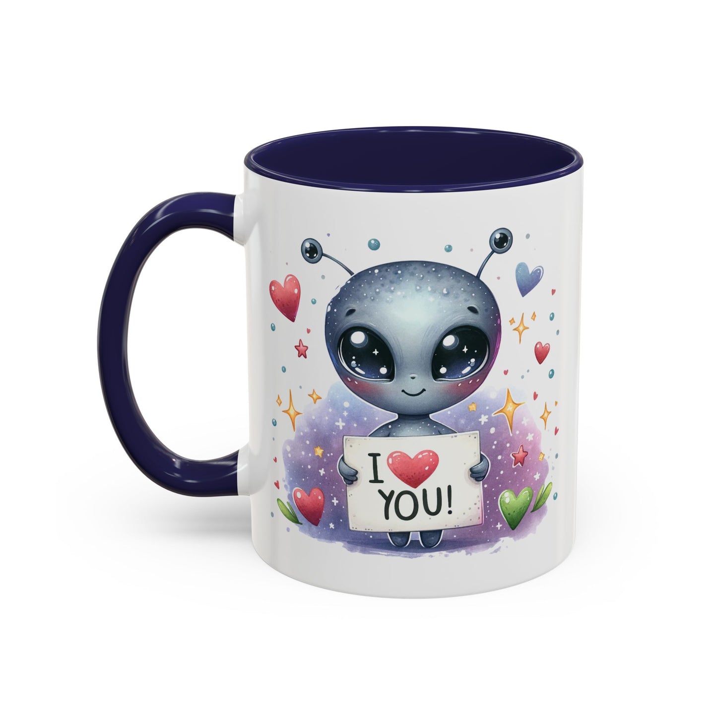 Valentine's Day Mug - I Love You Alien