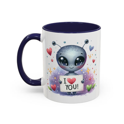 Valentine's Day Mug - I Love You Alien