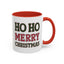 Christmas Mug - Ho Ho Ho Merry Christmas Red & Green Text 4