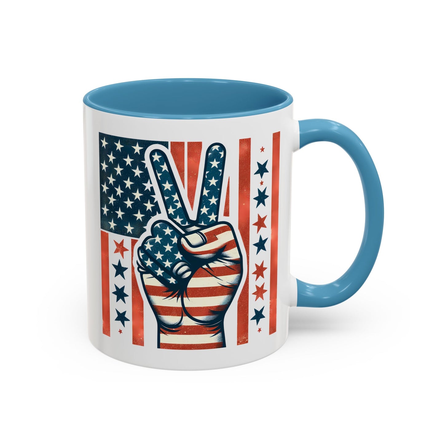 4th of July - Peace Sign Flag