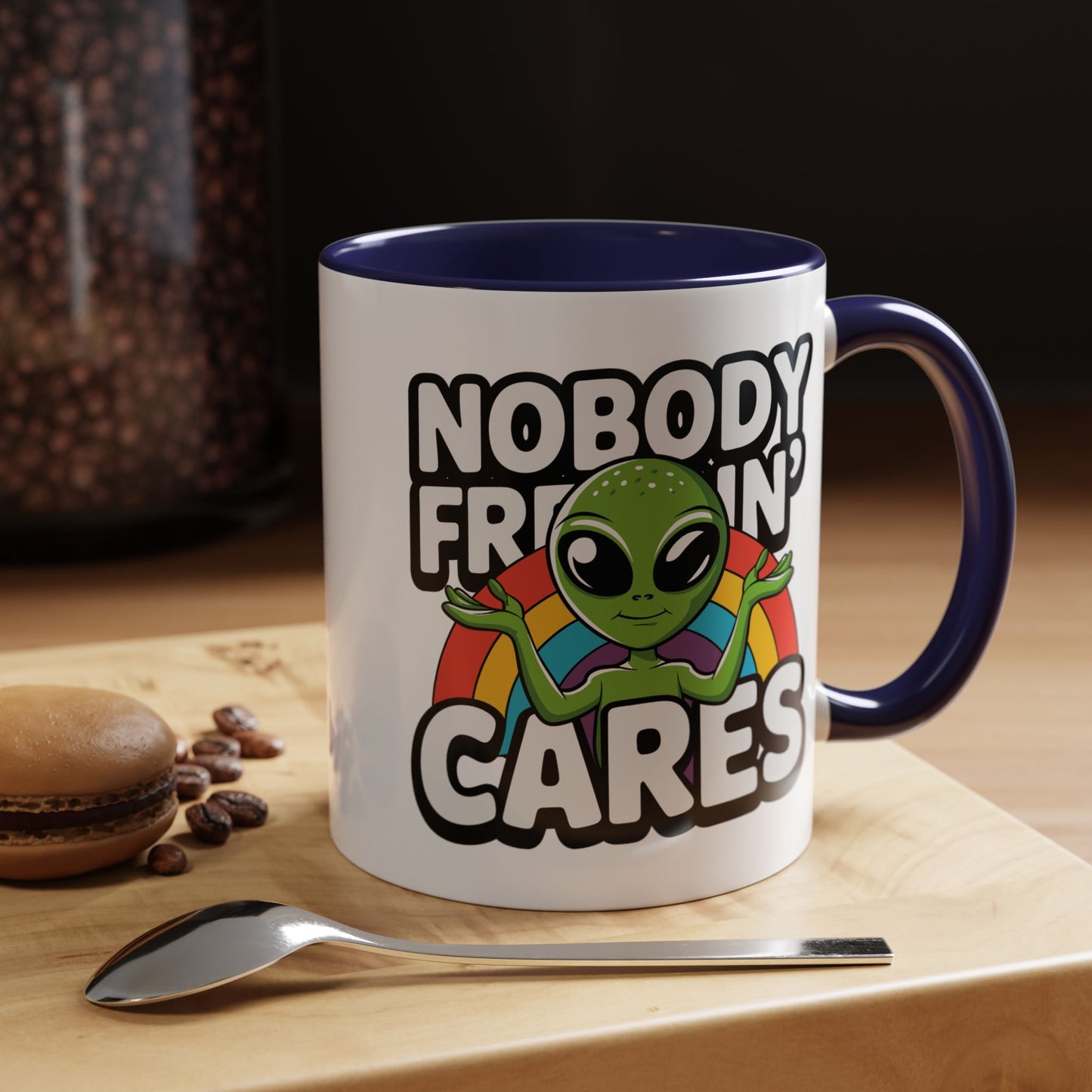 Alien Mug - Nobody Freakin Cares