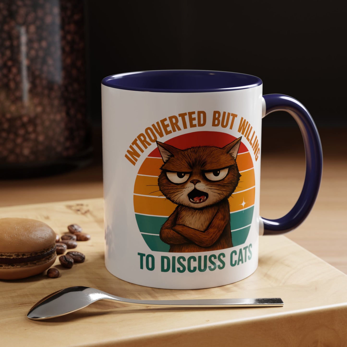 Animal Mug - Introverted But Willing To Discuss Cats