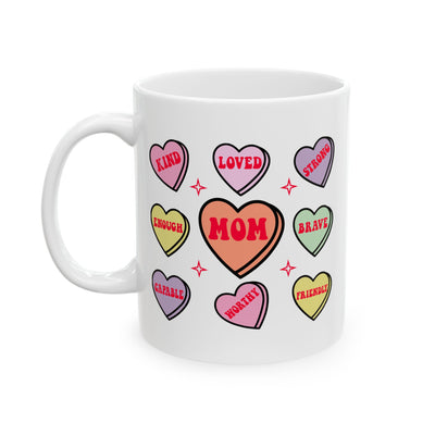 Mother's Day Mug - Mom Hearts