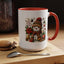 Christmas Mug - Snowman with Christmas Decorations