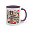 Christmas Mug - Merry Christmas Black Text Cute Animals