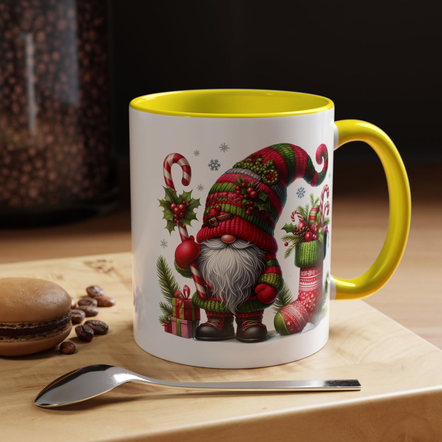 Christmas Mug - Gnome and Christmas Stocking