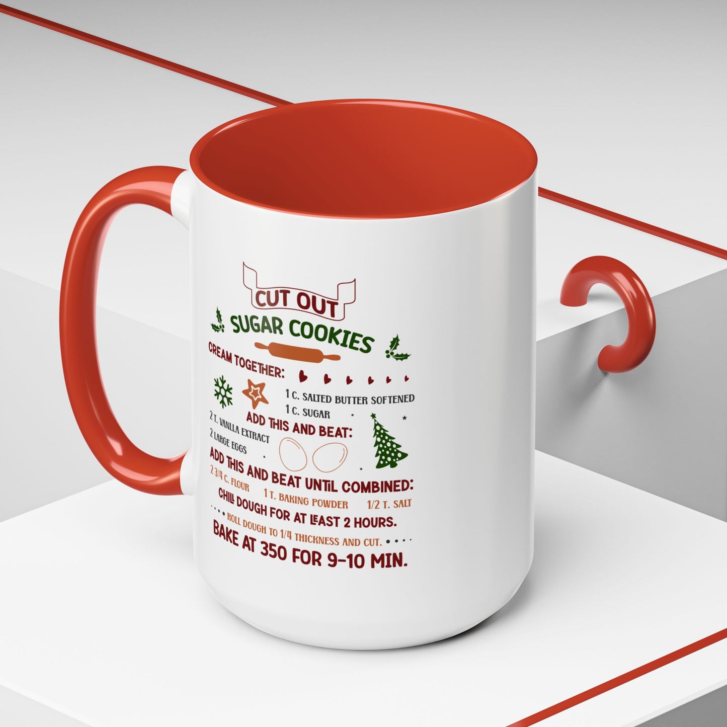 Christmas Mug - Cut Out Sugar Cookies Recipe