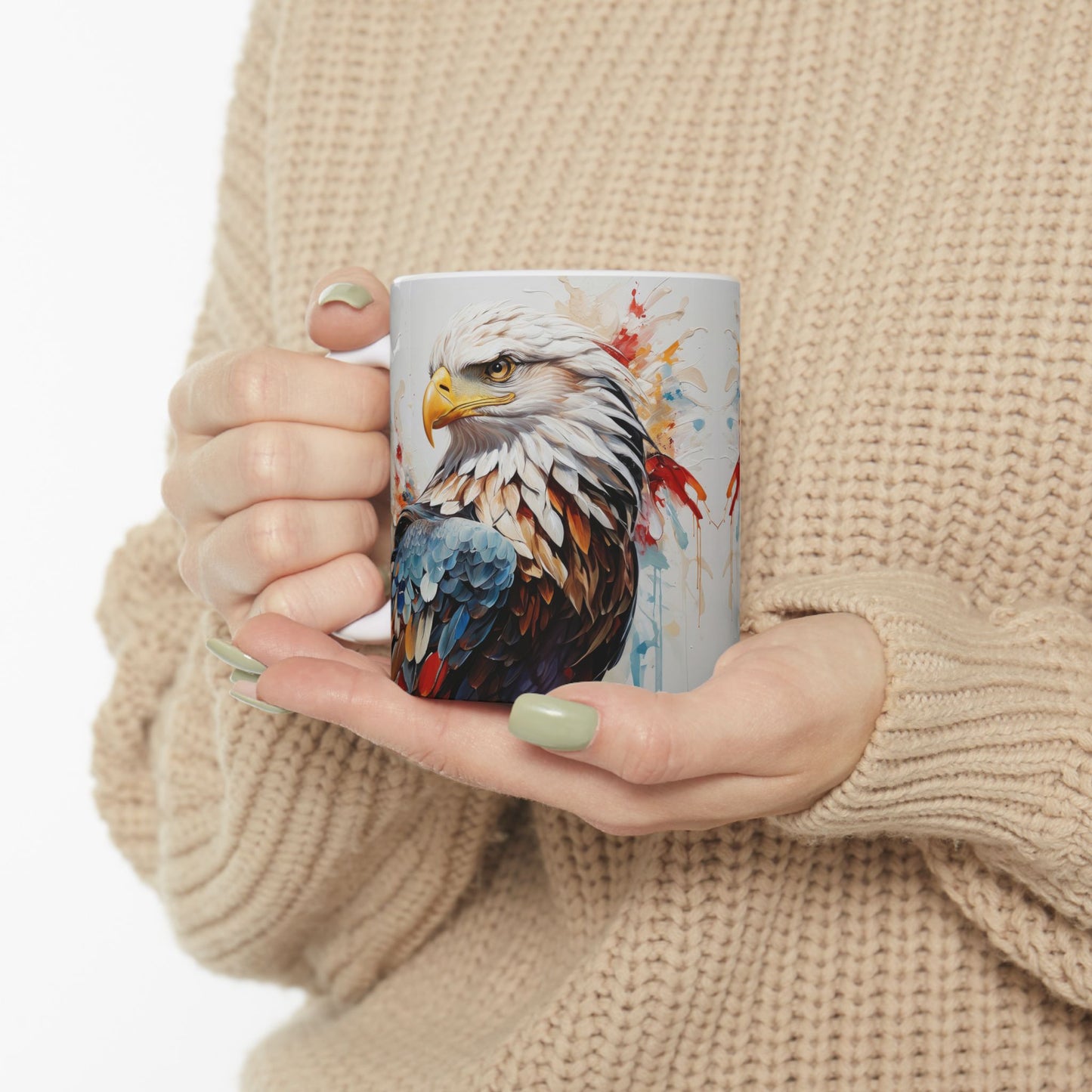 Artistic Mug - Eagle Oil Painting