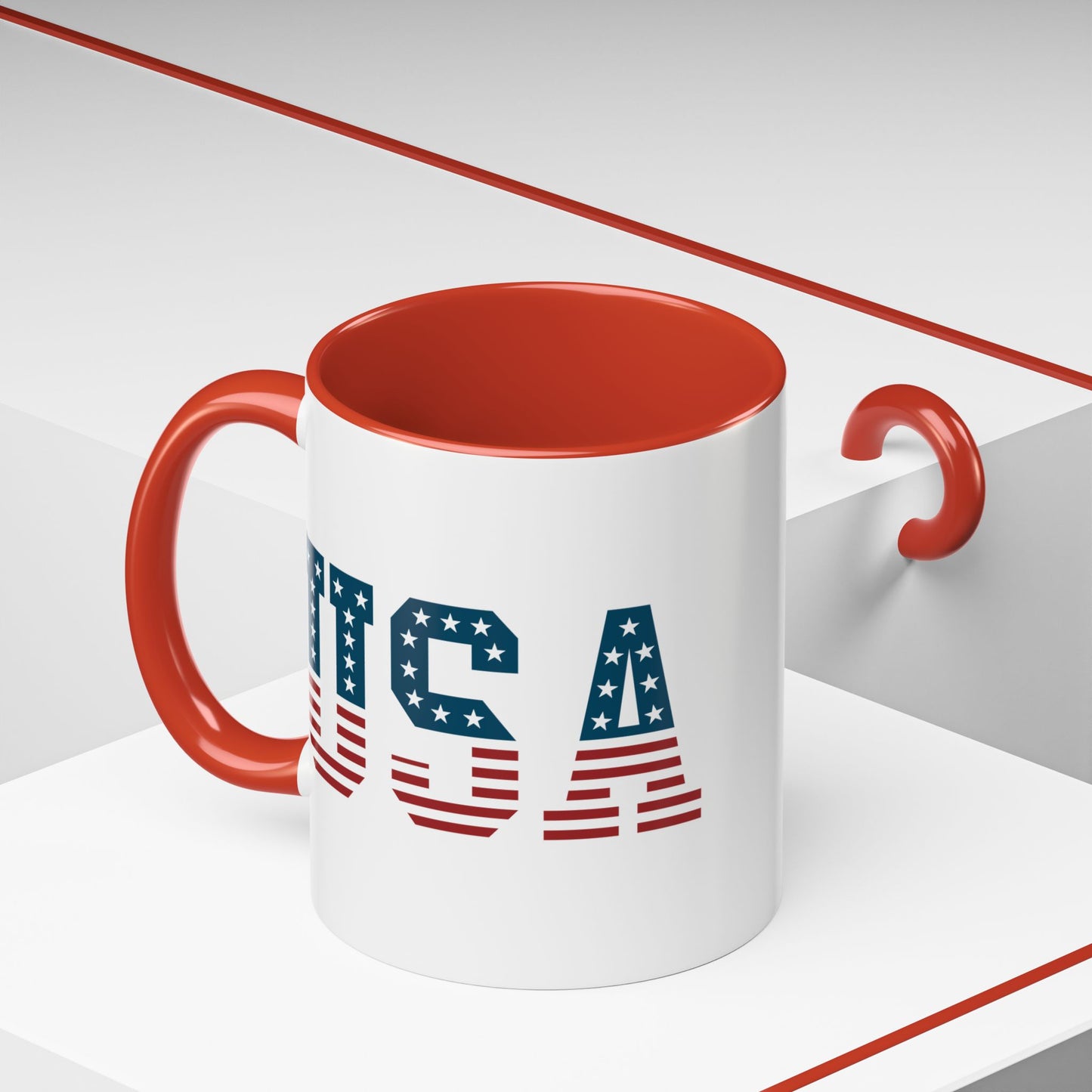 4th of July Mug - USA American Flag