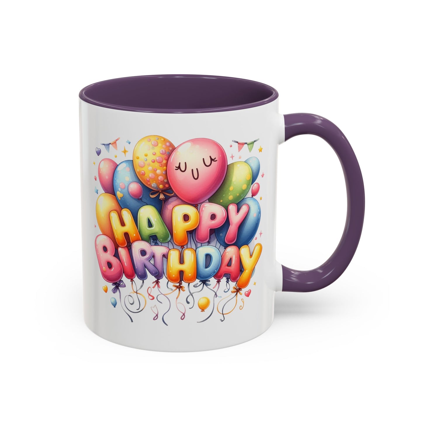 Birthday Mug - Happy Birthday Cute Balloon