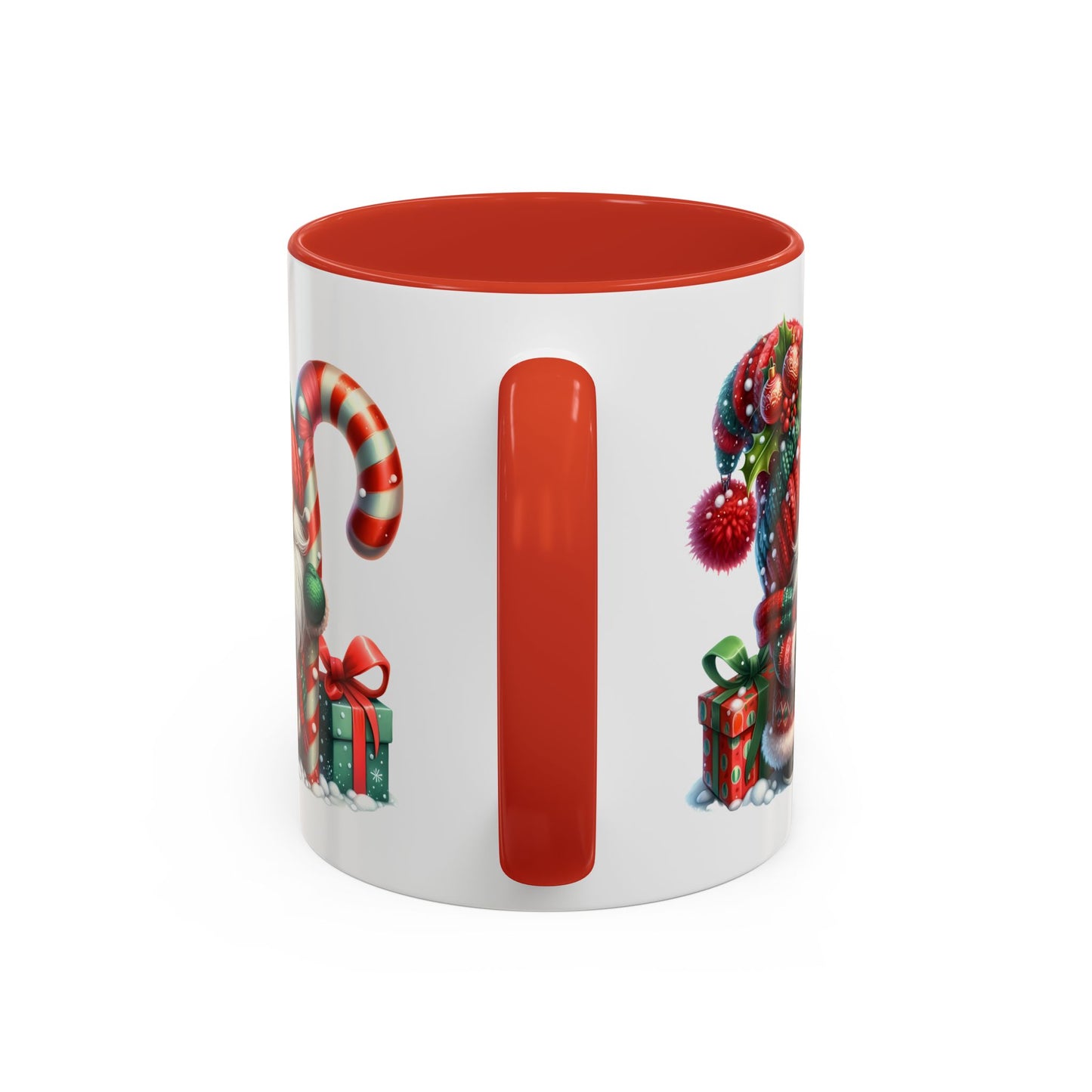 Christmas Mug - Gnome Candy Cane and Presents