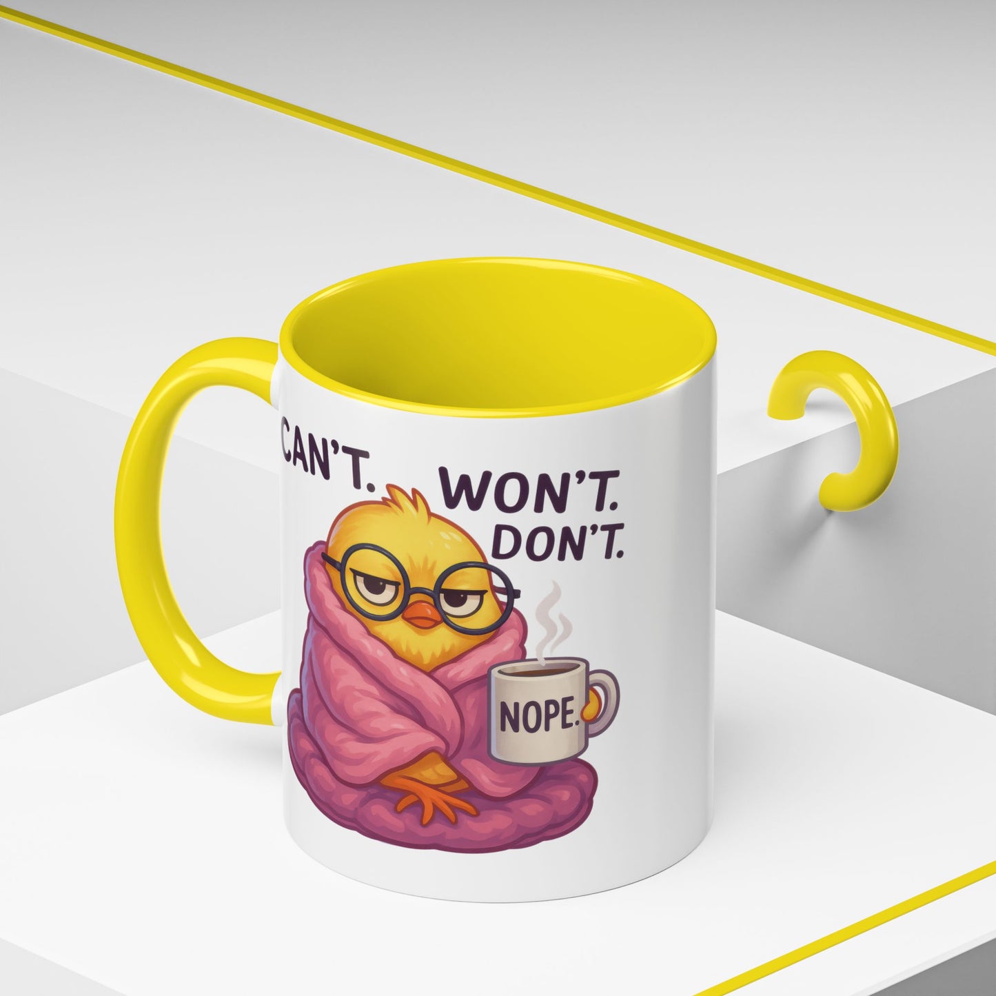 Office Mug - Can't Won't Don't