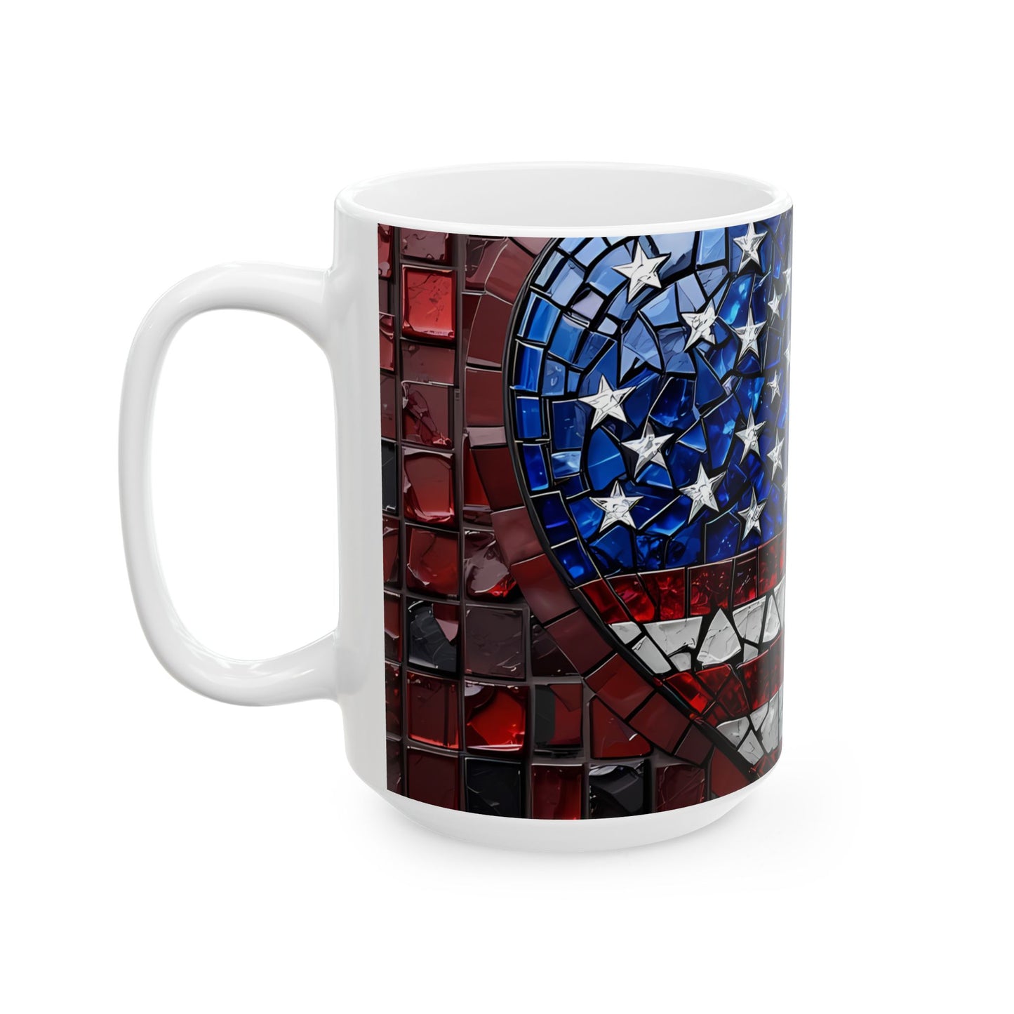 Artistic Mug - American Tile Heart