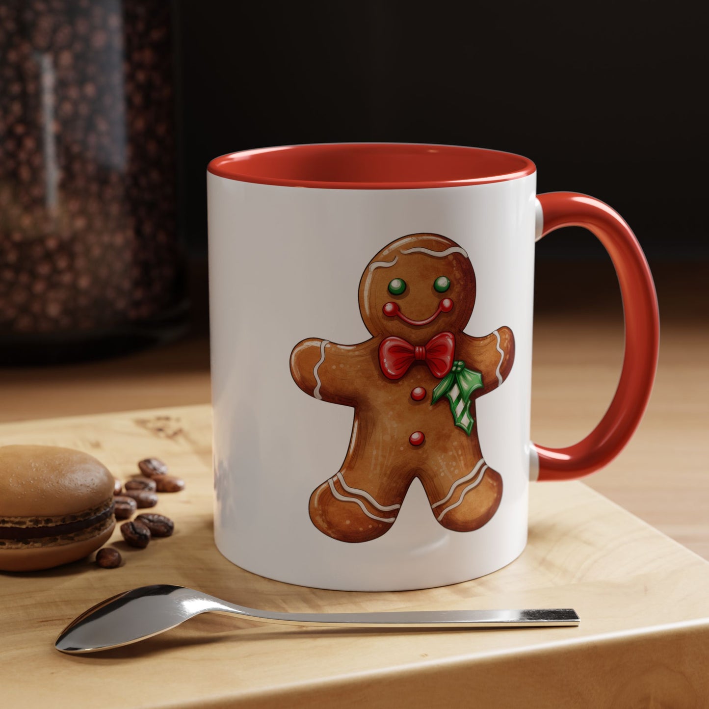 Christmas Mug - Smiling Gingerbread Man 2