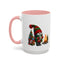 Christmas Mug - Gnome Presents and Fire