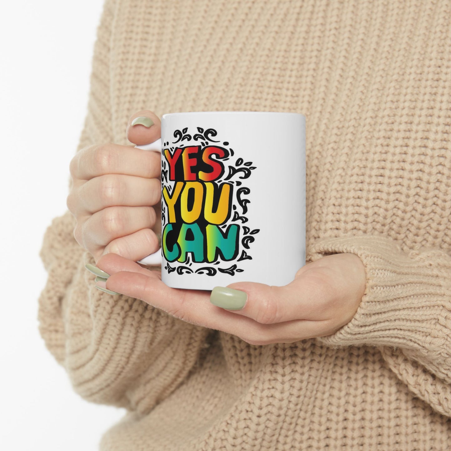 Motivation Mug - Yes You Can Regge